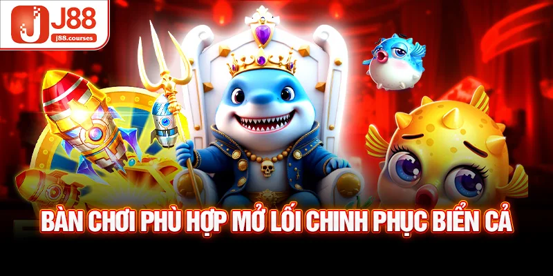 Bàn chơi phù hợp mở lối chinh phục biển cả