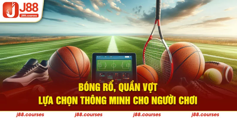 Bóng rổ, quần vợt – lựa chọn thông minh cho người chơi